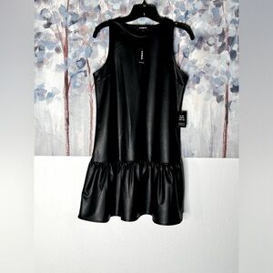 Leather Mini Dress